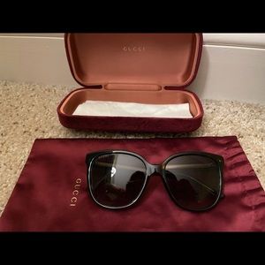 Brown Gucci Sunglasses
